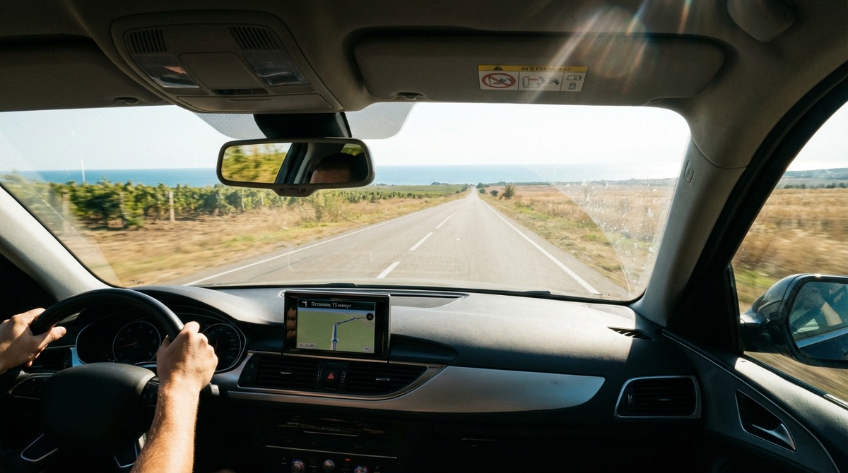 Прямая трасса Симферополь Николаевка без пробок: пока другие стоят на серпантинах ЮБК, вы уже через 40 минут будете купаться в море.