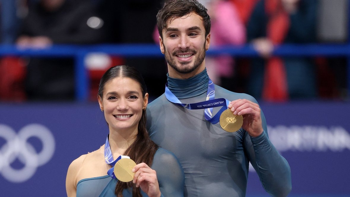    Лоранс Фурнье-Бодри и Гийом Сизерон. Reuters