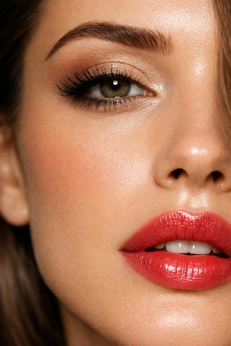 Макияж на свидании может быть нежным и чувственным одновременно