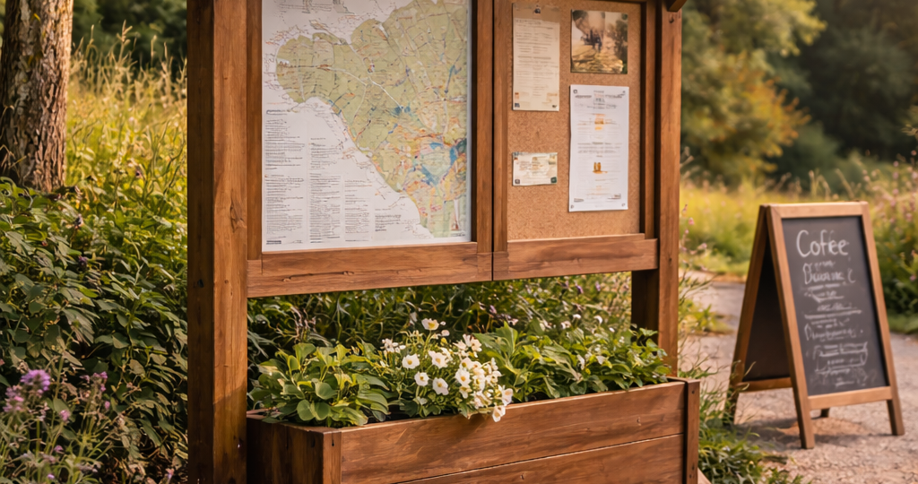 Что такое уличный деревянный стенд и зачем он нужен на самом деле?