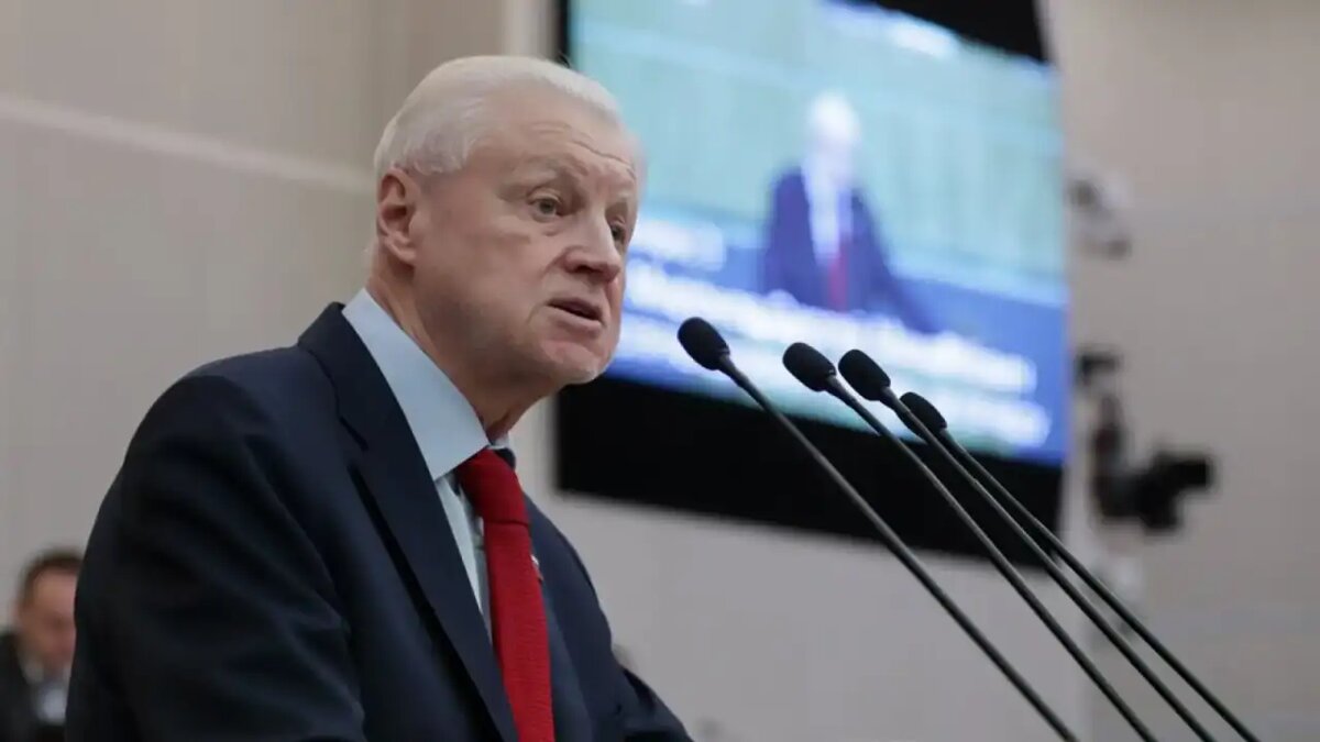    Лидер фракции «Справедливая Россия» в Госдуме Сергей Миронов. © АГН «Москва»