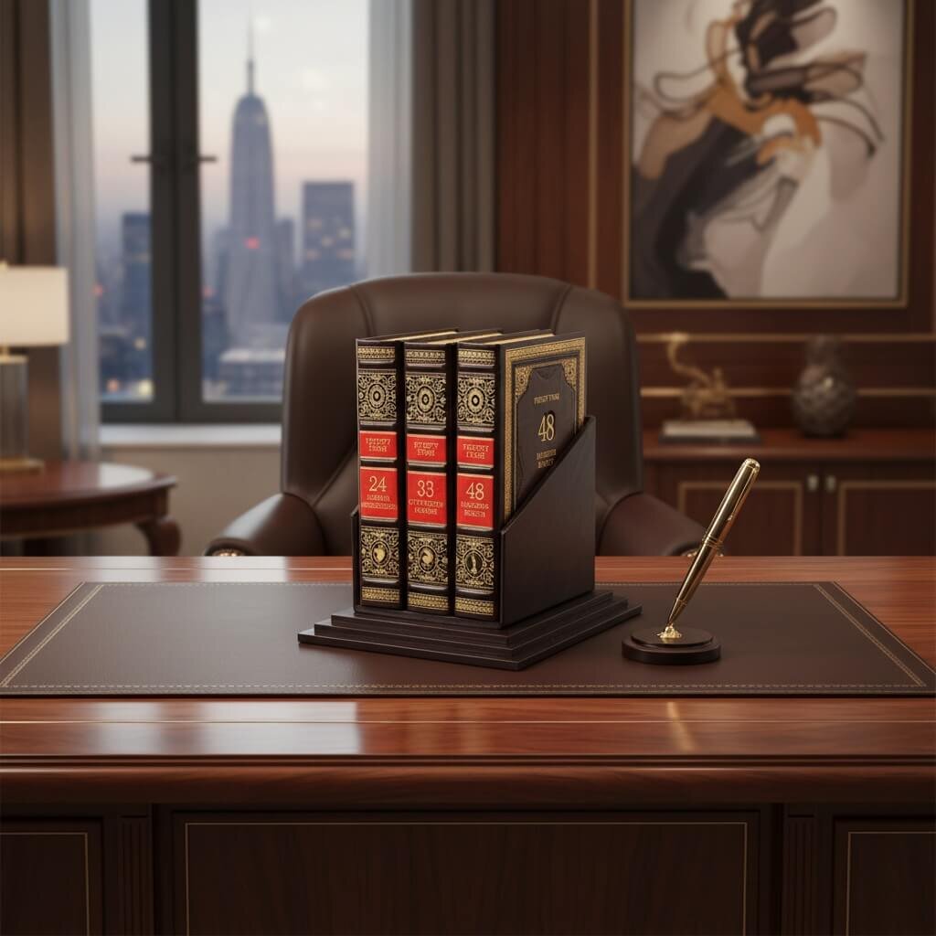 Подарочные книги в коже.