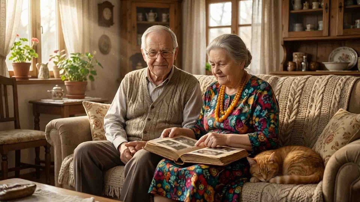 Семейный альбом и воспоминания — отличный повод для разговора, но не причина для грусти. Иногда старые фото лучше оставить в альбоме, наслаждаясь уютом настоящего момента.