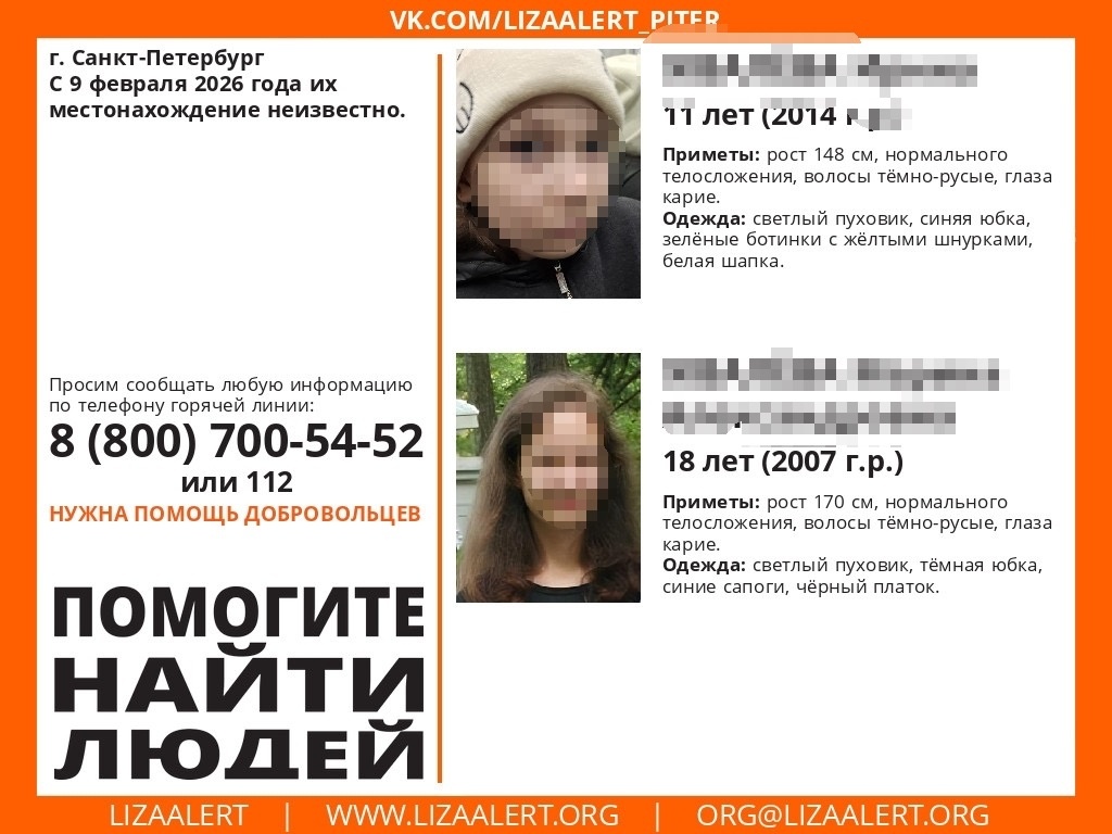 Фото: группа «Поисковый отряд «ЛизаАлерт» Питер» в соцсети «Вконтакте»
