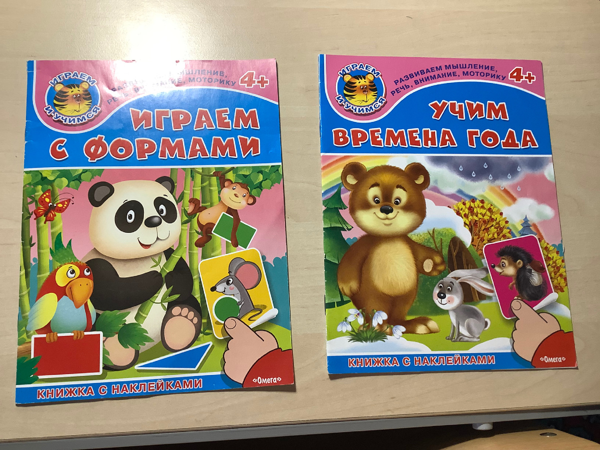 Серия книг "Играем и учимся". Фото автора канала