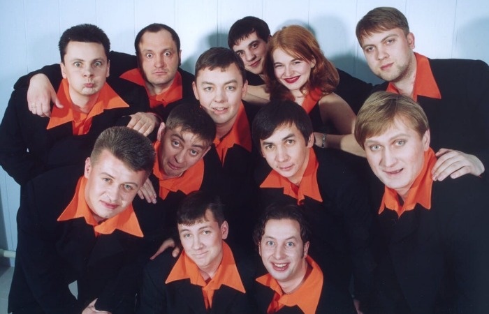 «Уральские пельмени» в молодости.