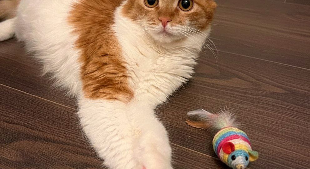 Мусьену подбросили к месту кормления бездомных кошек.