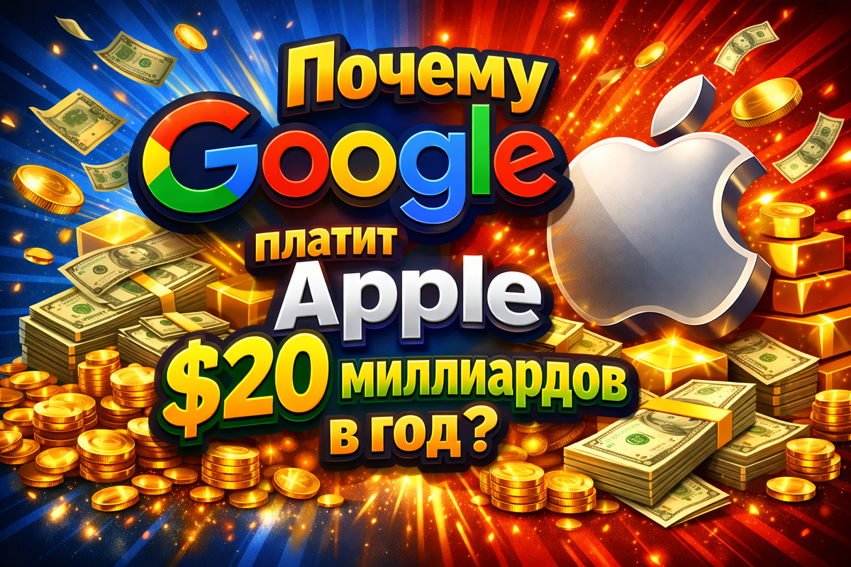 Почему Google платит Apple $20