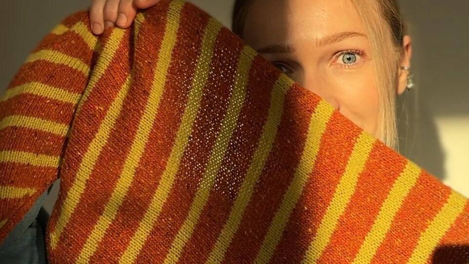 Косынка из остатков