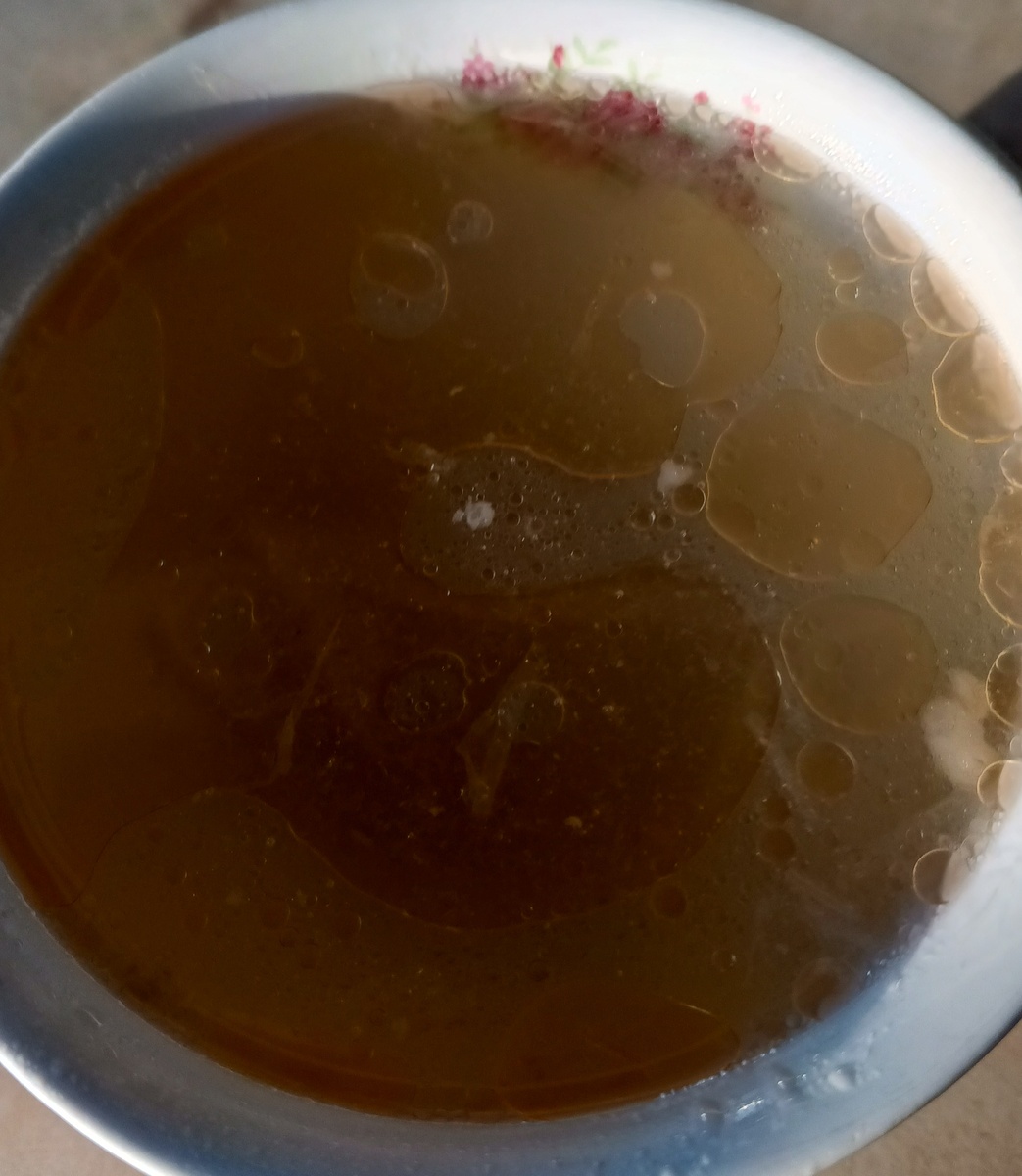 фото автора: суп из форели в чашке