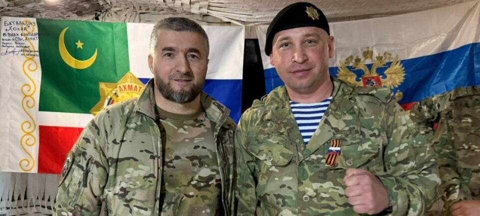    Апти Алаутдинов и Гром. Источник: t.me/hoholachmat