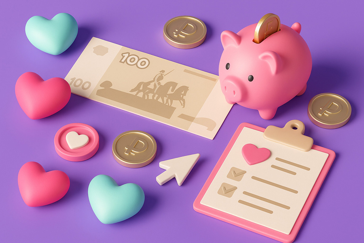 Вы сами выбираете фонд или сбор, куда направить пожертвования. Источник: нейросеть