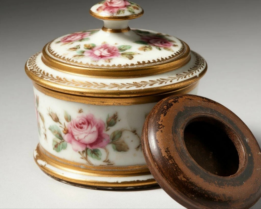 Фарфоровая чернильница