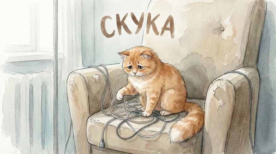 почему кот грызет провода