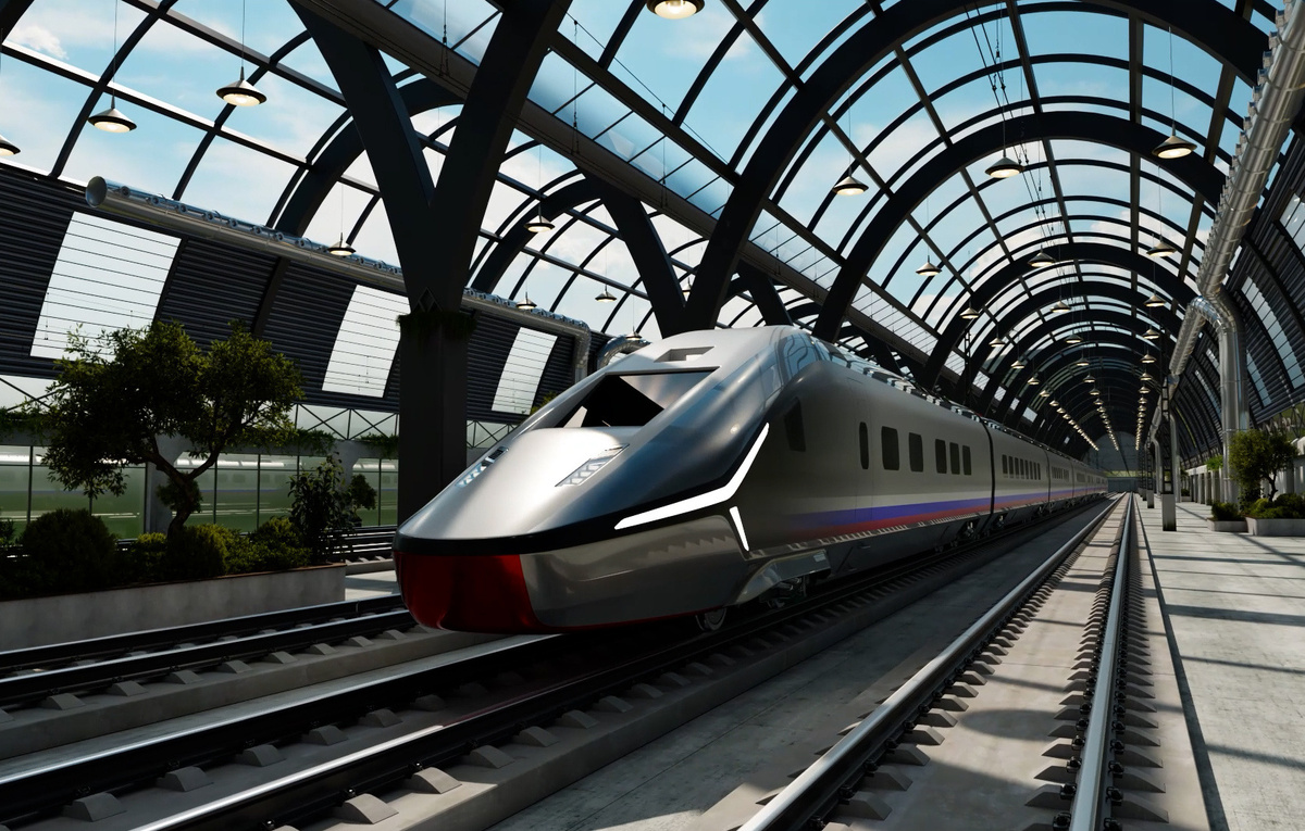    Модель электропоезда ВСМ  Инфоцентр ВСМ