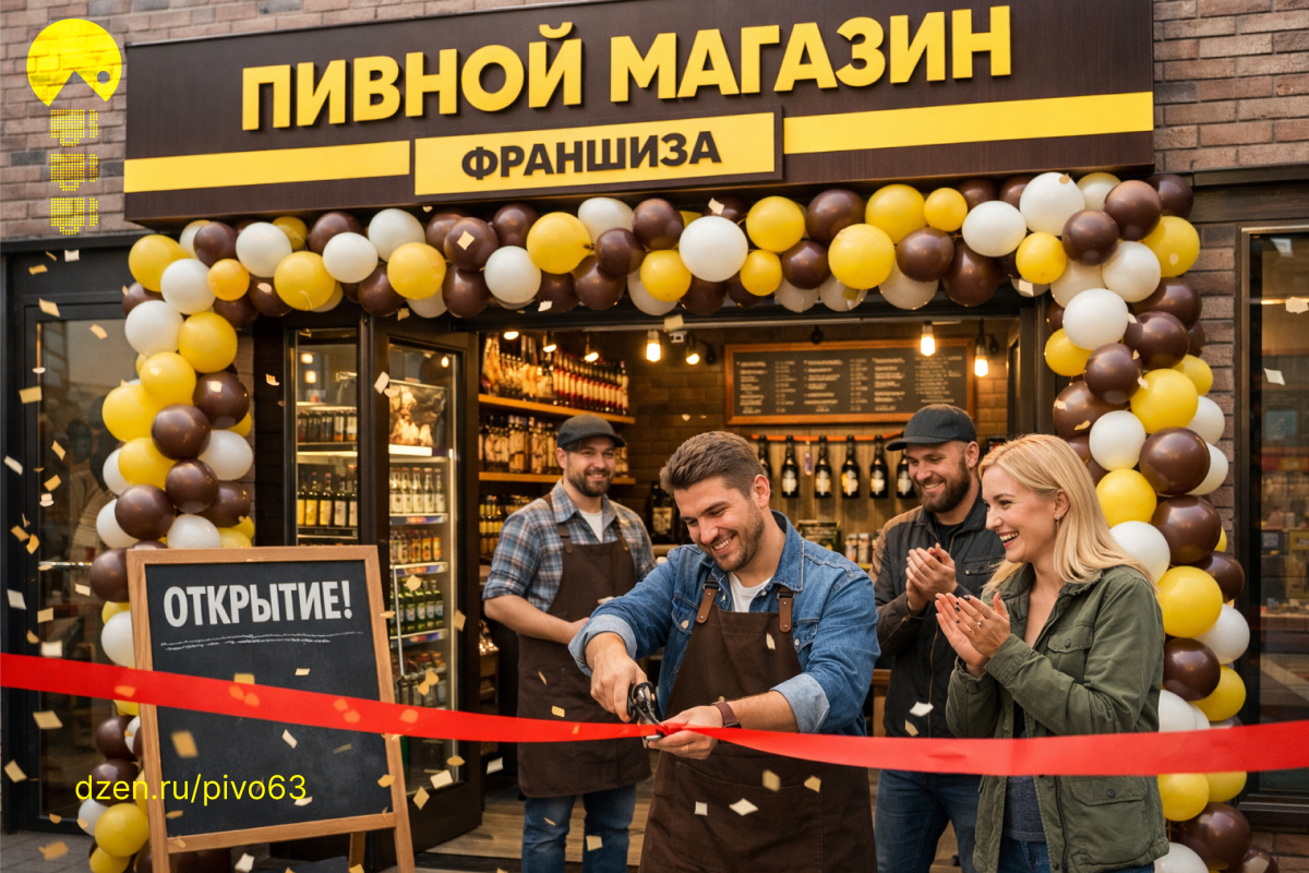 Открытие пивного магазина по франшизе: запуск торговой точки