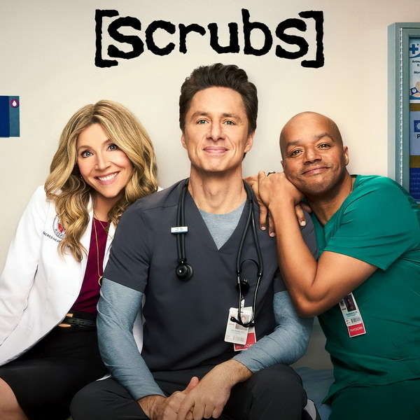     Зак Брафф, Дональд Фэйсон и Сара Чок возвращаются в «Клинику» в трейлере нового сезона