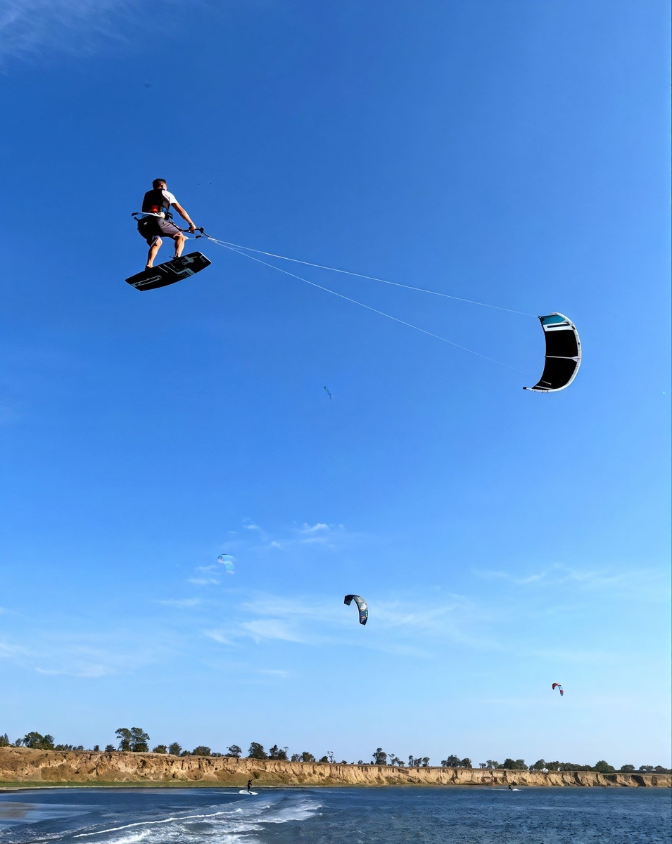 Кайтлуп на кайте CABRINHA MOTO X APEX, размер 9м. Райдер: Лаврентьев Андрей, Кайт школа RUSSIAN WIND.