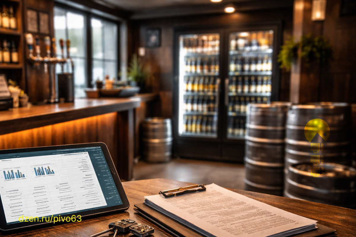 Торговля пивом в стационарном магазине: порядок и учёт