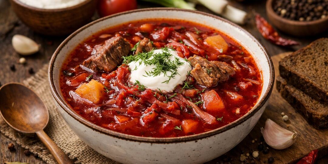 НАСТОЯЩИЙ БОРЩ начинается НЕ с мяса