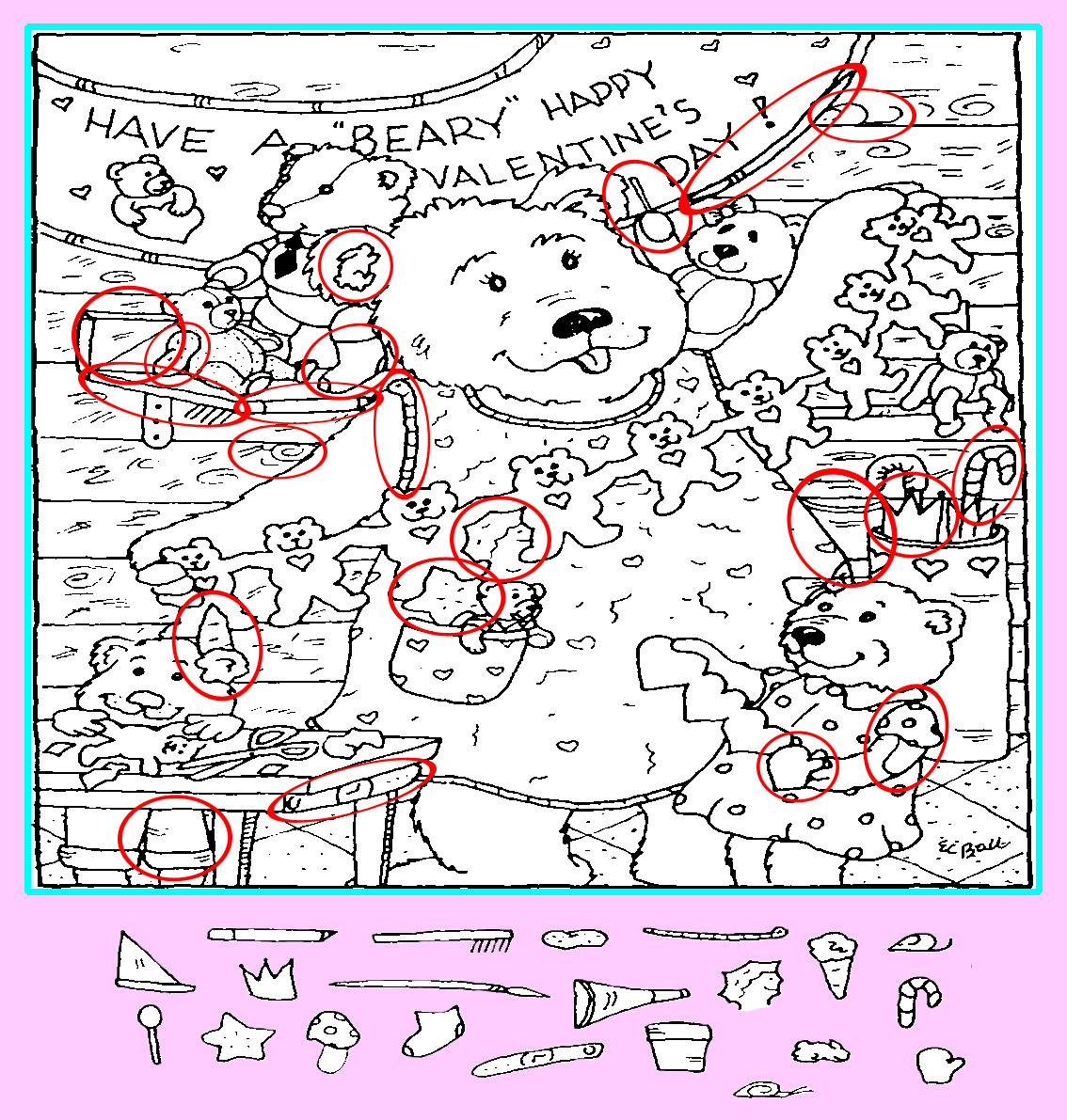 Картинка-ответ (21 предмет). Картинка подготовлена автором