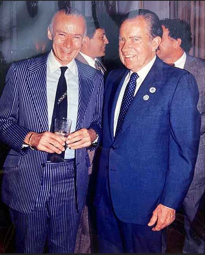 Мэлор Стуруа и президент США Ричард Никсон