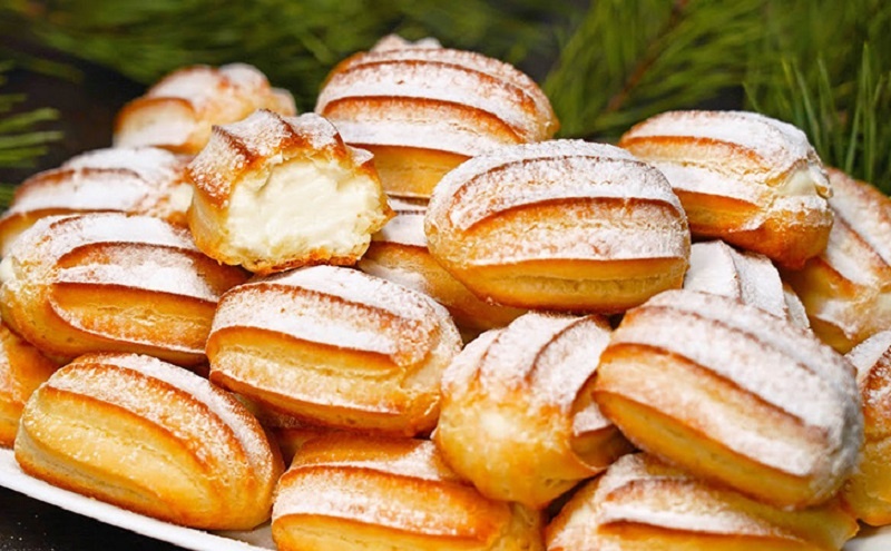 Заварные пирожные с творожным кремом: секрет воздушного десерта дома