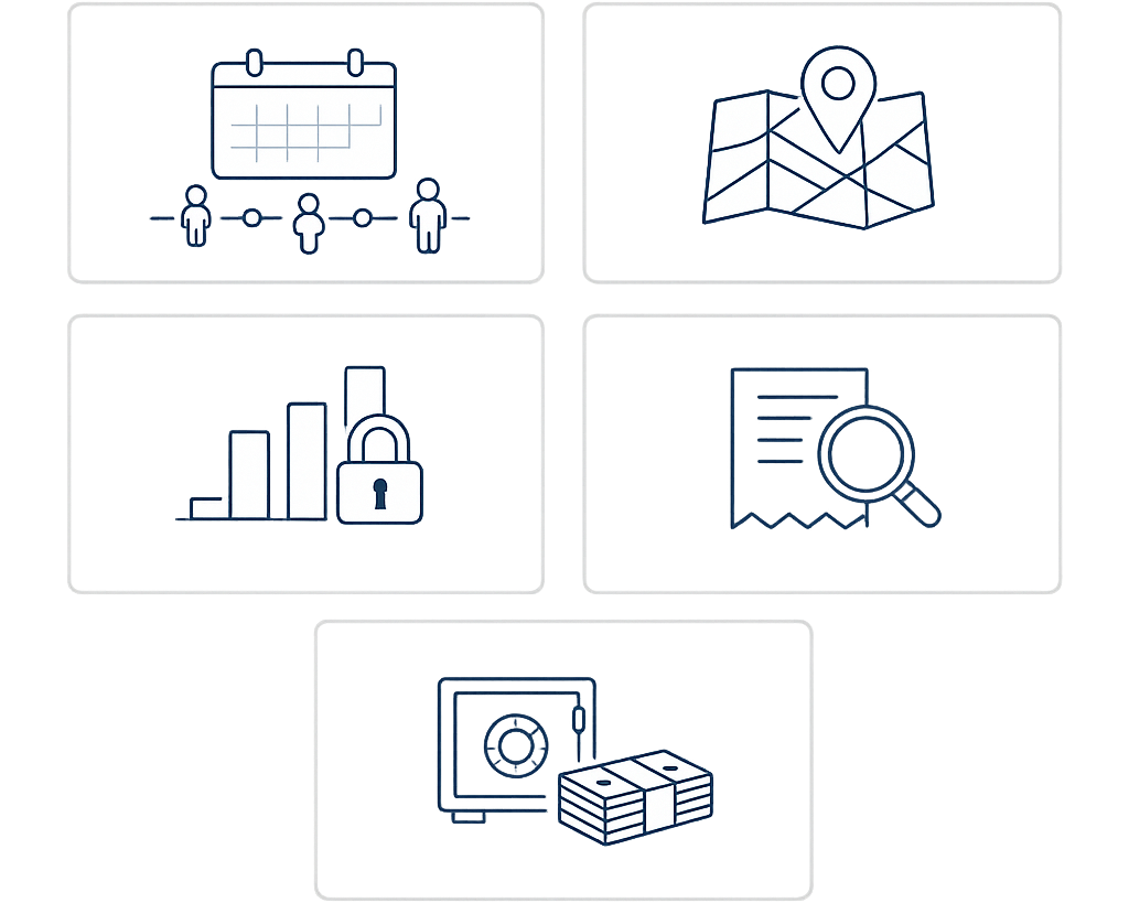 Пять фильтров, которые отсекают риск: репутация, офис, фиксация курса, прозрачность, резервы.