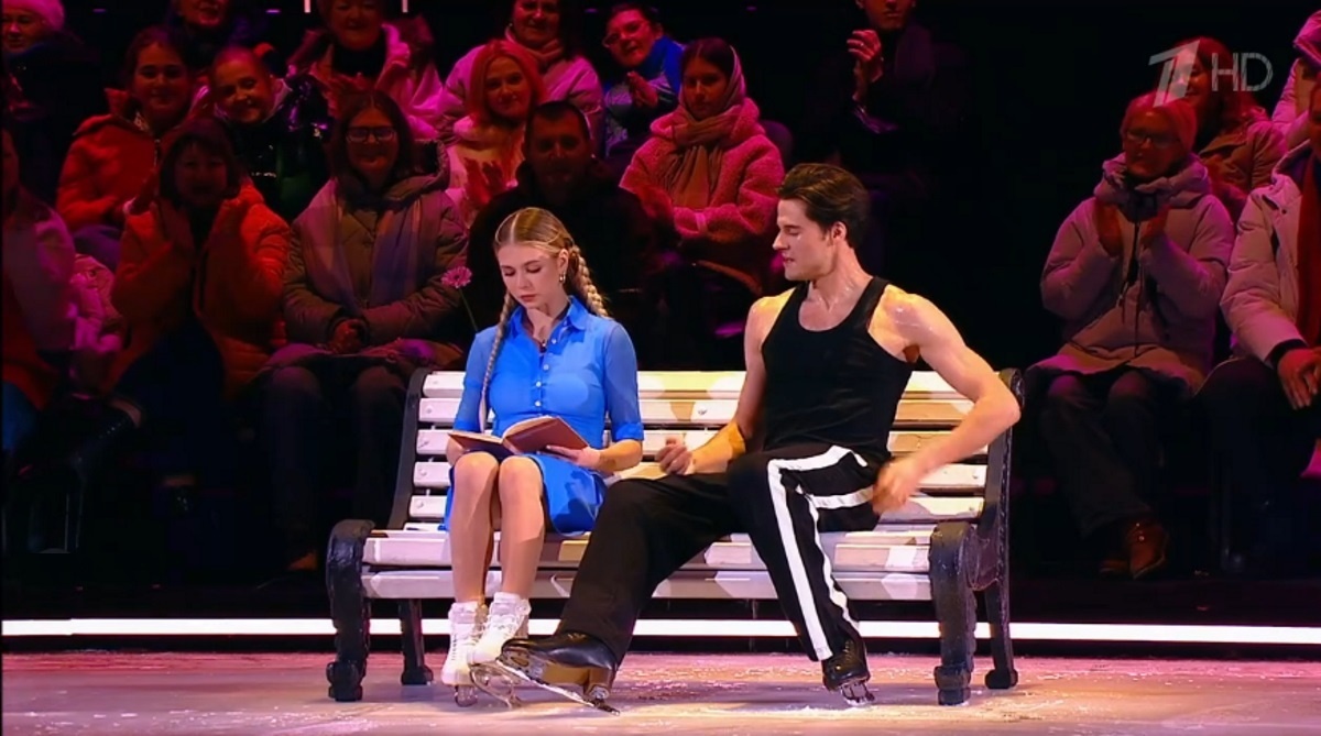     А.Игнатова (Трусова) / И. Жвакин. «Ледниковый период». Выпуск 3. Скриншот с видео «Первого канала» Фотография взята из открытых источников.