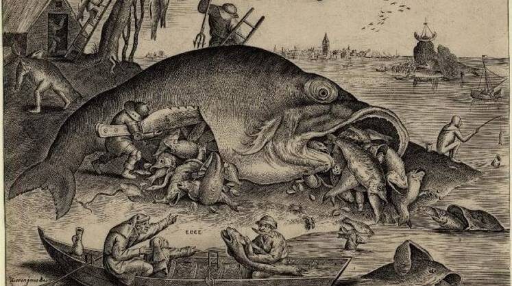    Гравюра Питера Ван дер Хейдена / Автор оригинала — Питер Брейгель Старший / Общественное достояние