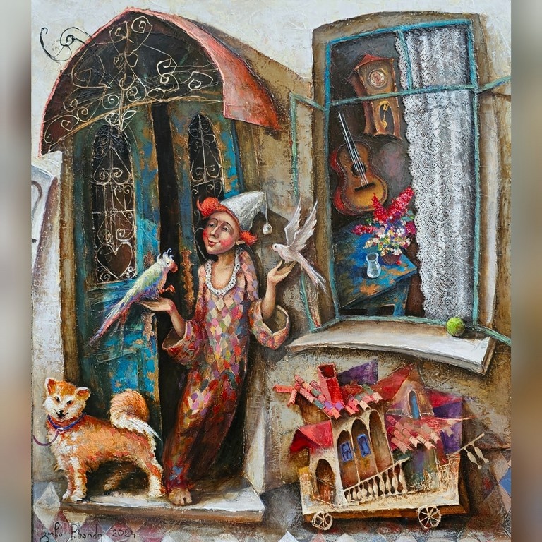 � ���� ������� (Gocha Chkhaidze). ����. �����, ��������� �������. 80 � 70 ��.