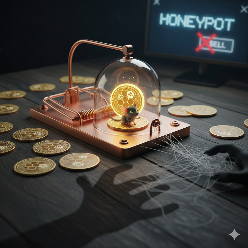 🧀🐭 «Токен-мышеловка»: что такое Honeypot и почему вы не можете продать купленную монету