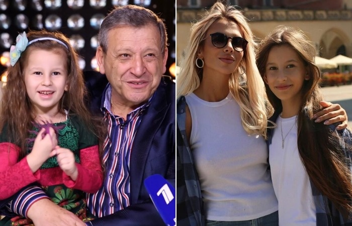 Борис Грачевский и Анна Панасенко с Василисой.