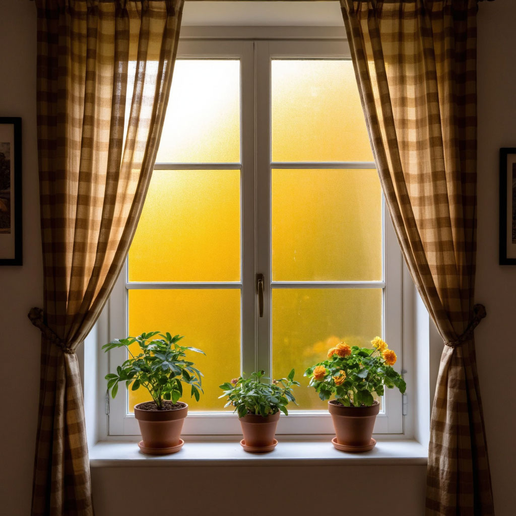 Идеальная цветовая схема для юго-западного окна.