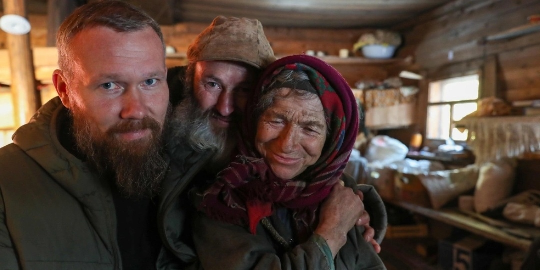 Агафья Лыкова встретилась со своим родственником — Антоном Лыковым