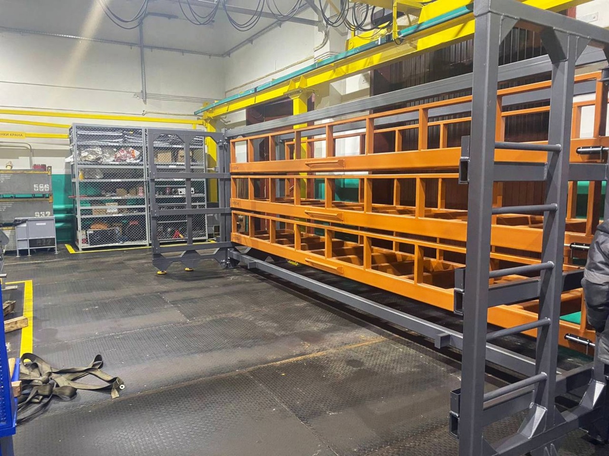 Стеллаж для сортового металлопроката Дровер