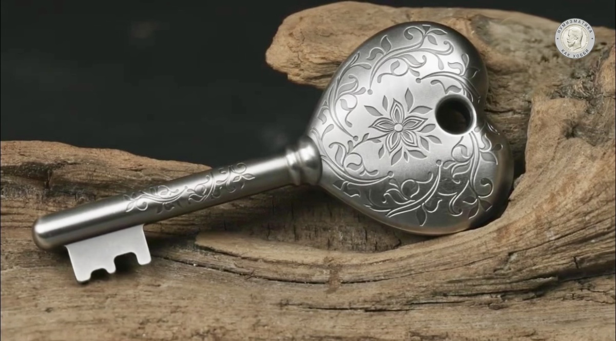 5 долларов Островов Кука 2022 года «Ключ к моему сердцу».