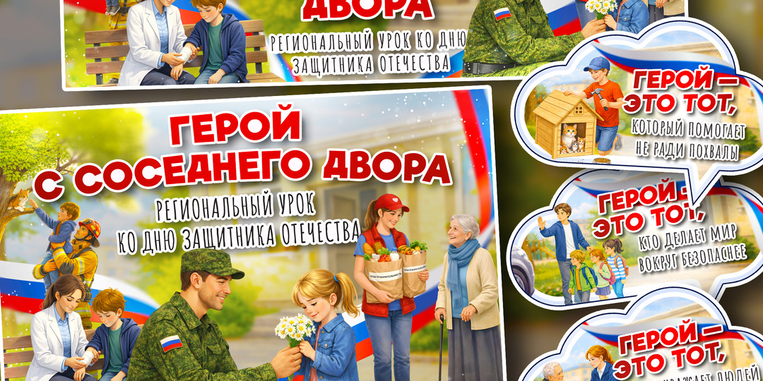 Бесплатные материалы к «Разговоры о Важном» на 16 февраля «Герой из соседнего двора»