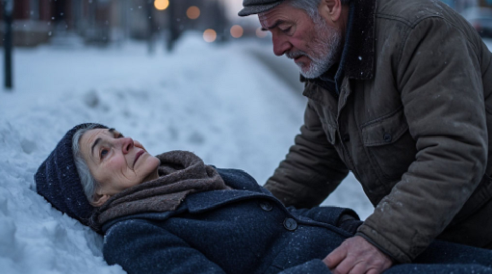 Бомж снял с себя куртку в мороз и накрыл старуху, которую все приняли за мешок с мусором - 2