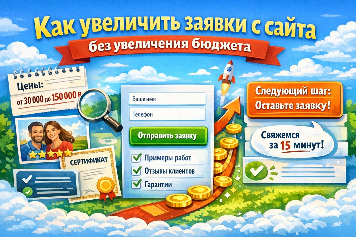 Как увеличить число заявок с сайта без увеличения бюджета на рекламу 