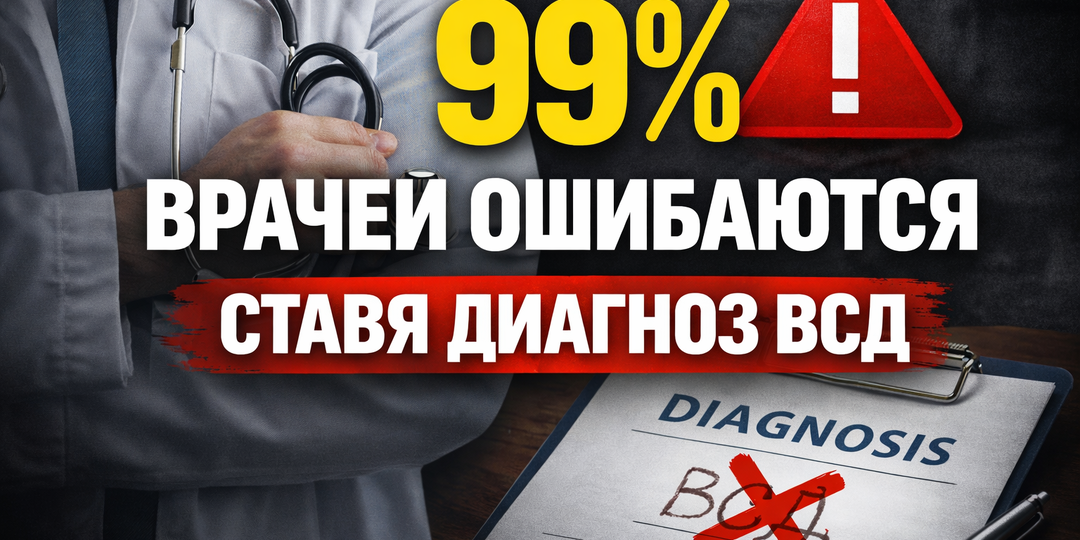 Реальные причины почему 90% людей не могут «избавиться от ВСД»