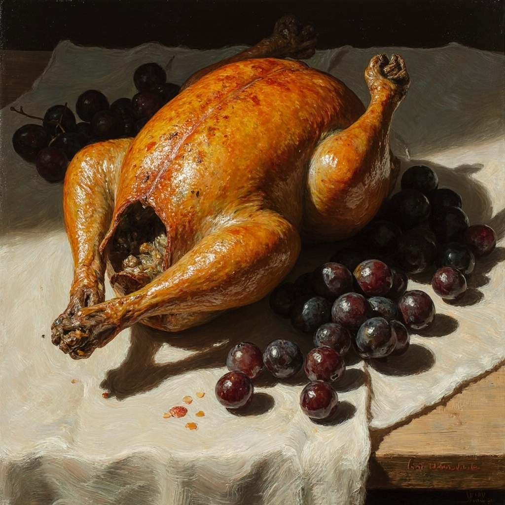 Цесарка запечённая