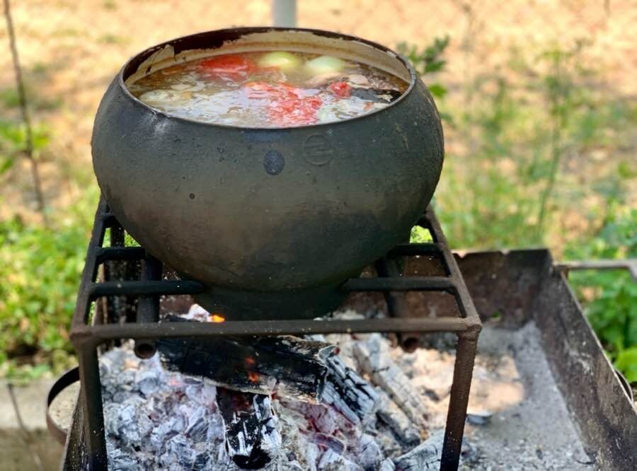 Донская уха. Та самая, что Лёха варил. Фото автора канала