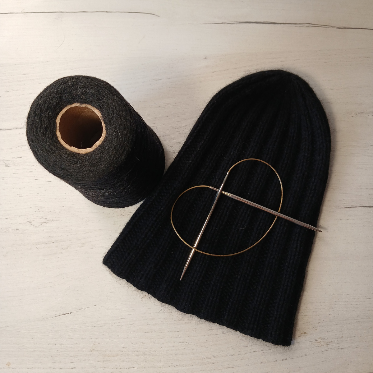 Шапка из кашемира 