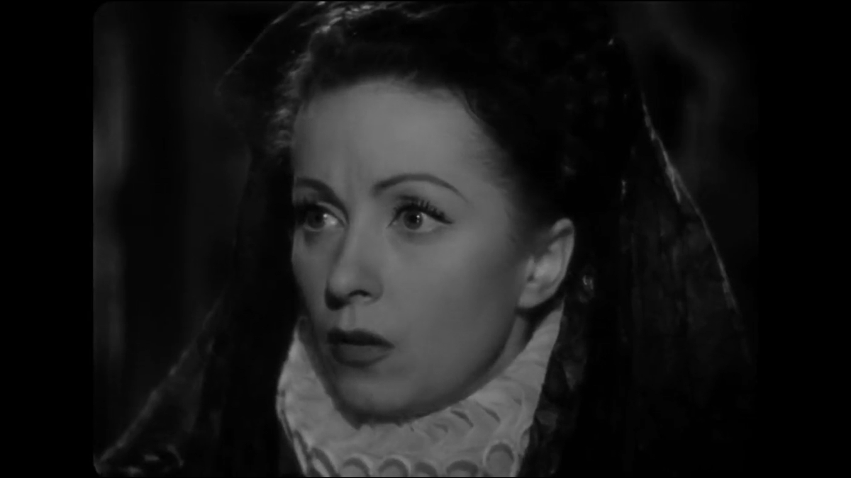 Скрин из фильма. Королева узнает правду о любимом мужчине.