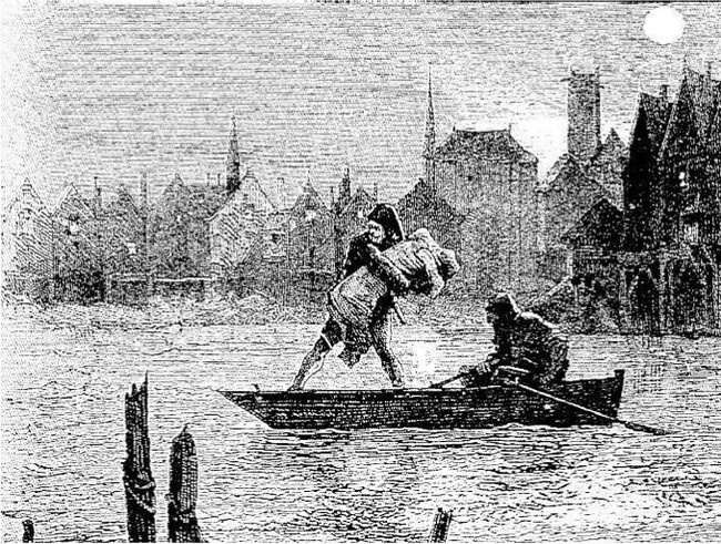 Казнь де Буа-Бурдона. Иллюстрация из открытых источников