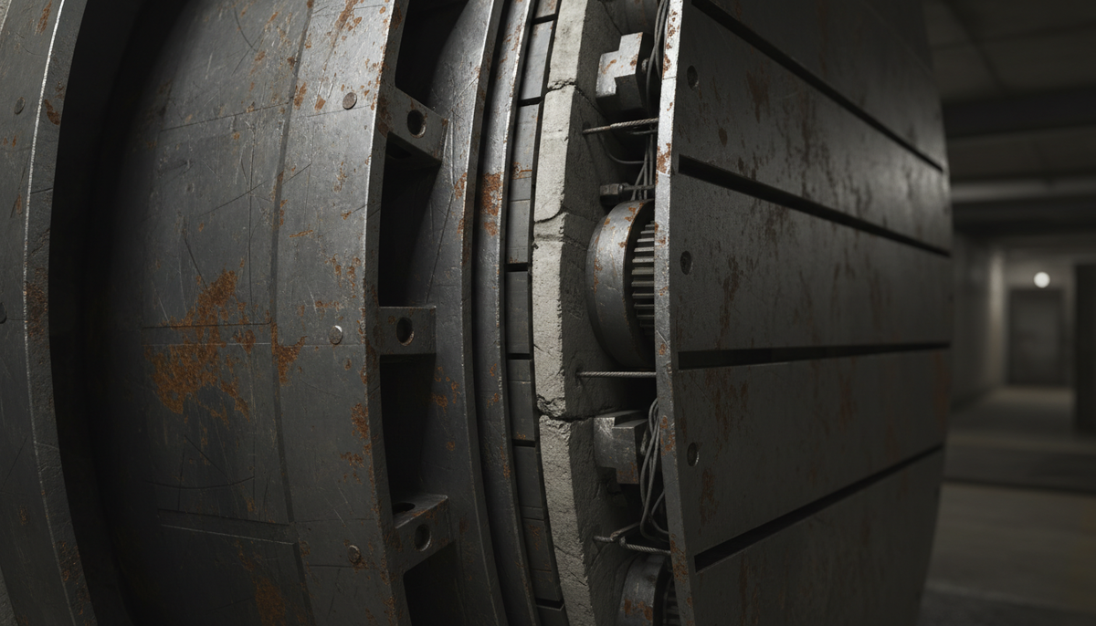 Профиль защитной двери ДУ-I в разрезе