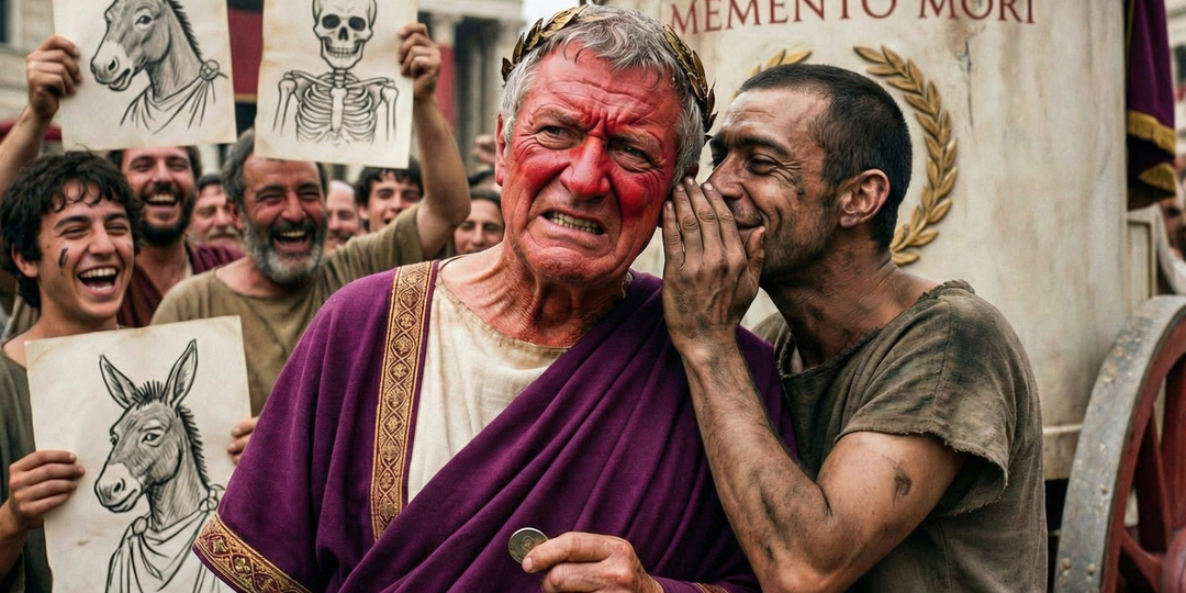 Зачем победителю в Древнем Риме шептали на ухо оскорбления во время триумфа— и он сам за это платил