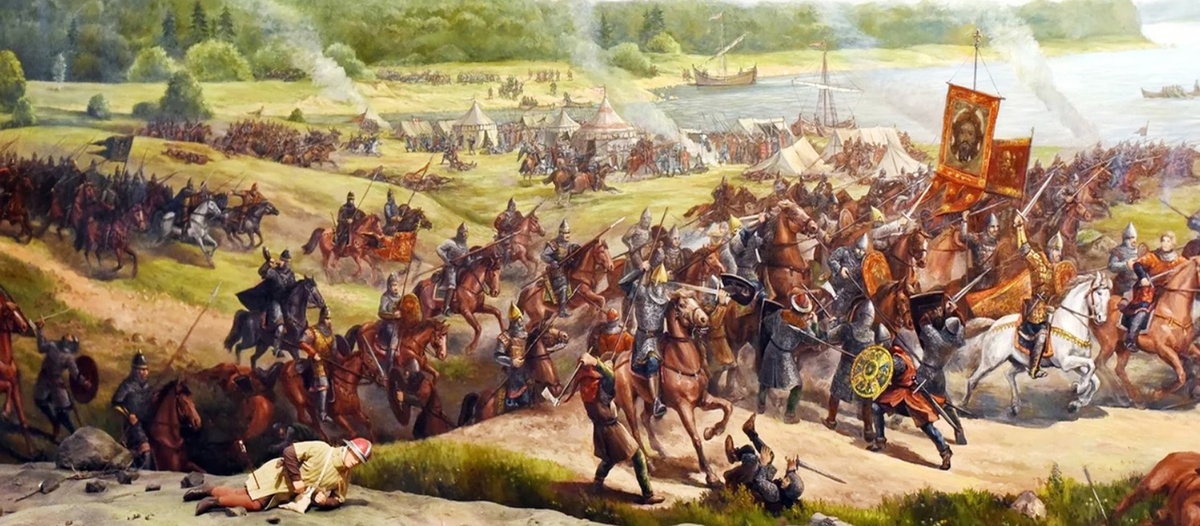 Диорама Невская битва. © wikipedia.org