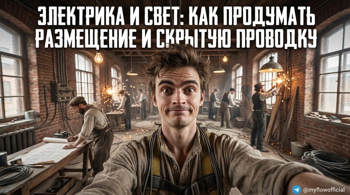 Электрика и свет: как правильно разместить и скрыть проводку в интерьере